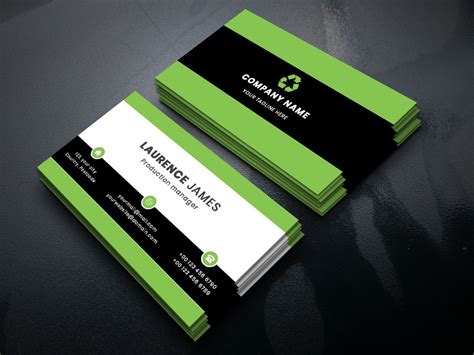 clean  simple business card template  mouritheme codester