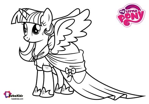 coloriage   pony princesse luna   pony coloring pages