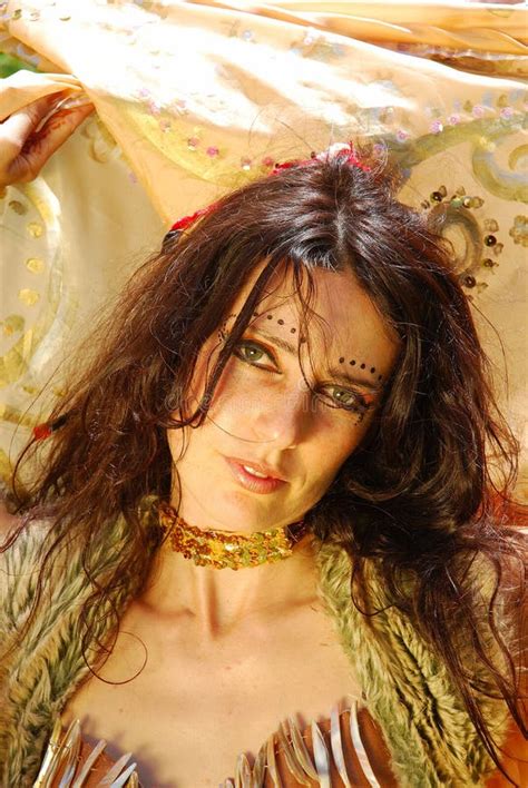 Beautiful Gypsy Woman Stock Image Image Of Female Black 11645449