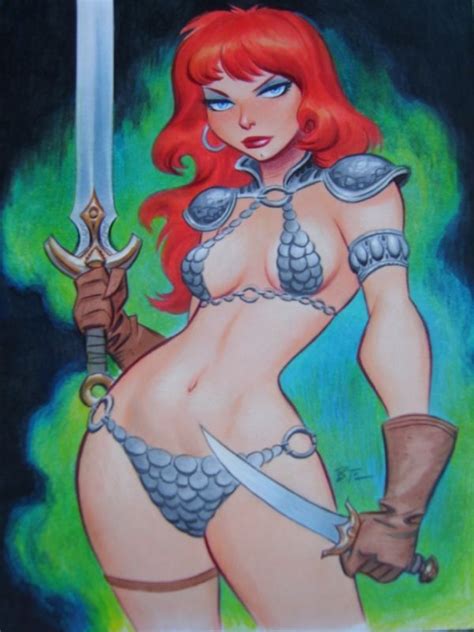 Red Sonja By Bruce Timm Comic Art Bruce Timm Red Sonja