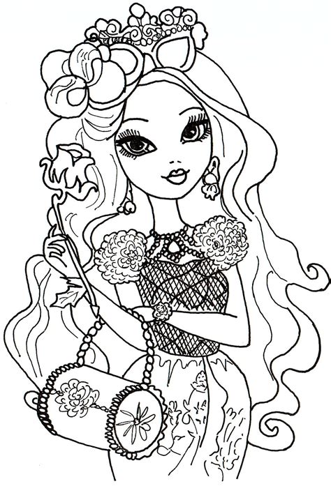 printable   high coloring pages briar beauty   high coloring sheet
