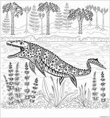 Pages Prehistoric Coloring Reptile Monster Mosasaurs Color Online Coloringpagesonly sketch template