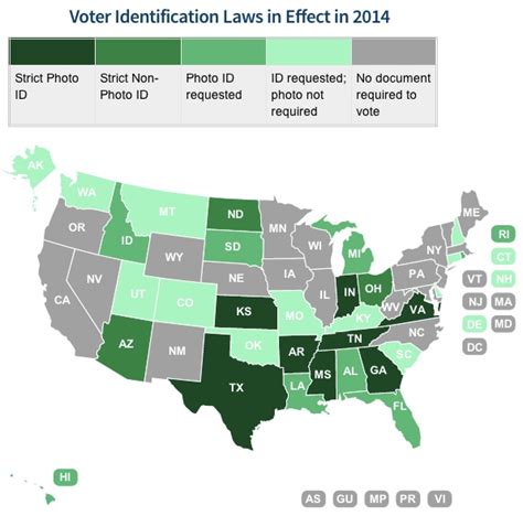 eight states have photo voter id laws similar to the one struck down in