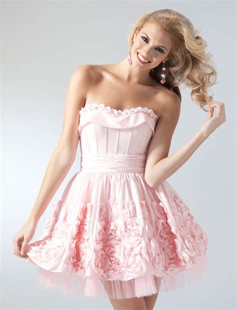 2011 Homecoming Dresses Pink Party Dress