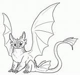 Toothless sketch template