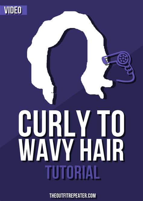 Curly To Wavy Hair Video Tutorial Outfit