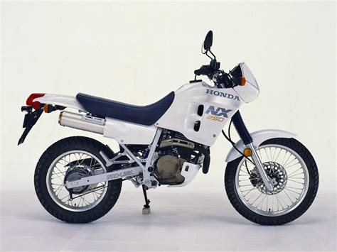 white honda nx honda japanese motorcycle moto bike