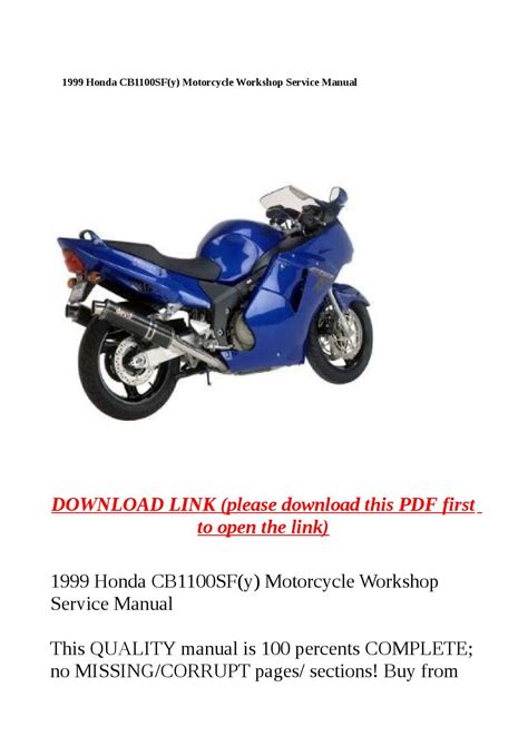 honda cbsfy motorcycle workshop service manual  dora tang issuu