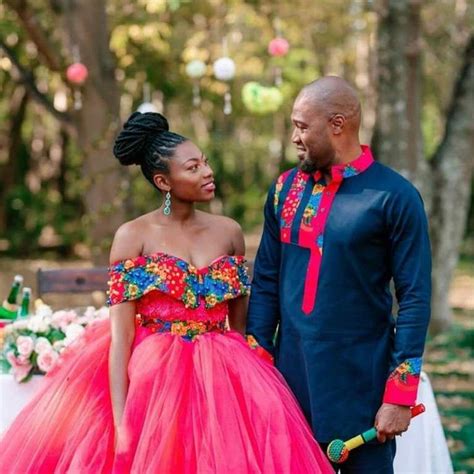 we will like to present to you wedding tswana shweshwe dresses new