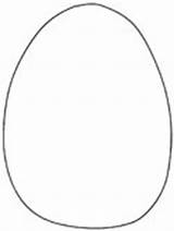 Egg Coloring Easter Blank Flashcards Shapes Oval Pages List Decorate Study Ws sketch template
