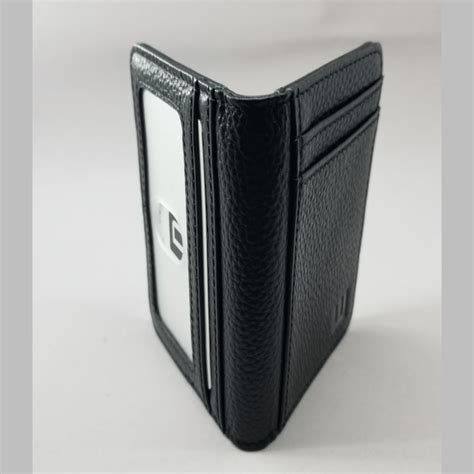 walleteras slim bifold front pocket wallet  id window sid