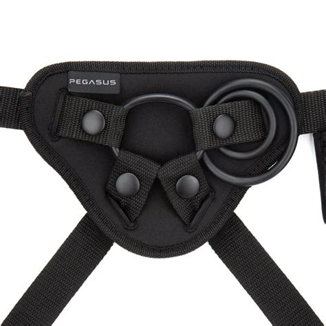 Pegasus 6 Curved Realistic Peg Strap On Harness Set