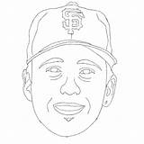 Coloring Pages Mlb Giants Molina Sf Made Yadier Color Printable Book Biggest Difference Team Getcolorings Padres San Template sketch template