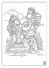 Coloring Thor Dinokids Book sketch template