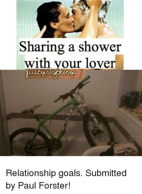 Sharing A Shower With Your Love Relationship Goals