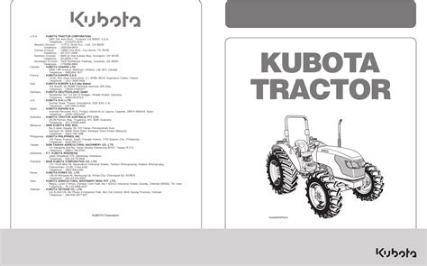 manual kubota  page    english