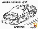 Coloring Nascar Pages Print Car Johnson Jimmie Kids Cars Race Printable Kyle Drawing Clipart Adults Matchbox Larson 48 Easy Sports sketch template