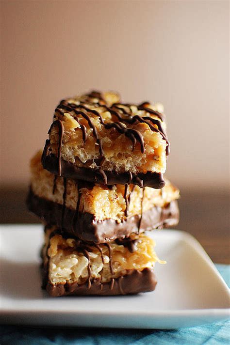 samoa rice krispies treats thin mint brownies plus 7 more girl scout cookie delights