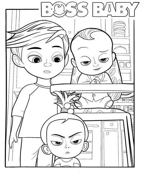 boss baby  coloring pages christopher myersas coloring pages
