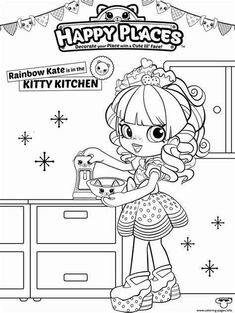 unicorn kitty coloring page fresh shopkins coloring pages happy places