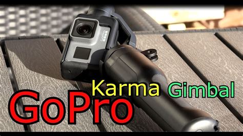 gopro karma gimbal hand grip test video youtube