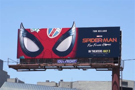 daily billboard spider man far from home movie billboards advertising for movies tv fashion