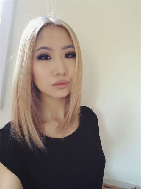 Blonde Asian Girl Great Blonde Asian Blonde Hair Asian Girl Hair