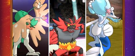 Pokemon Sun And Moon Starters Final Evolutions Revealed