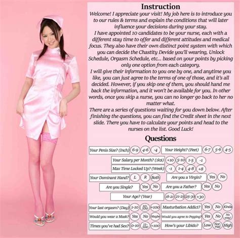 Choose Your Asian Chastity Nurse Femdom Today