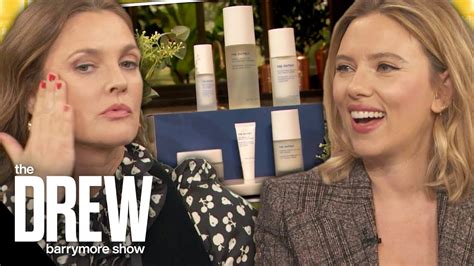 Drew Cant Get Enough Of Scarlett Johanssons New Skincare Line The