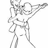 Coloring Pages Dance Post sketch template