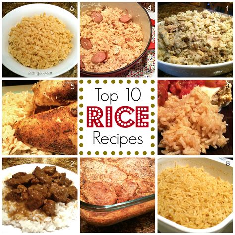 south  mouth top ten rice recipes