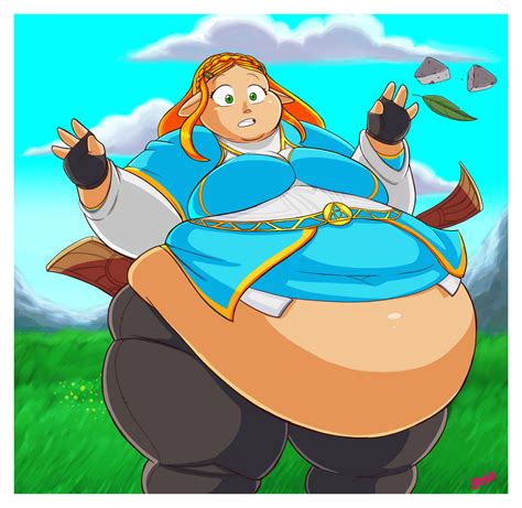 Female Weight Gain Art On Zelda Expansion Deviantart