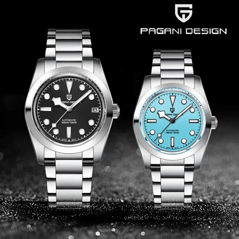 pagani design   luxury  men mm automatic mechanical watches nh fashion wrist