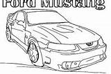 Mustang Coloring Pages Car 1969 Boss Ford sketch template