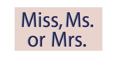 what is the difference between mrs ms and miss diamonds factory uk