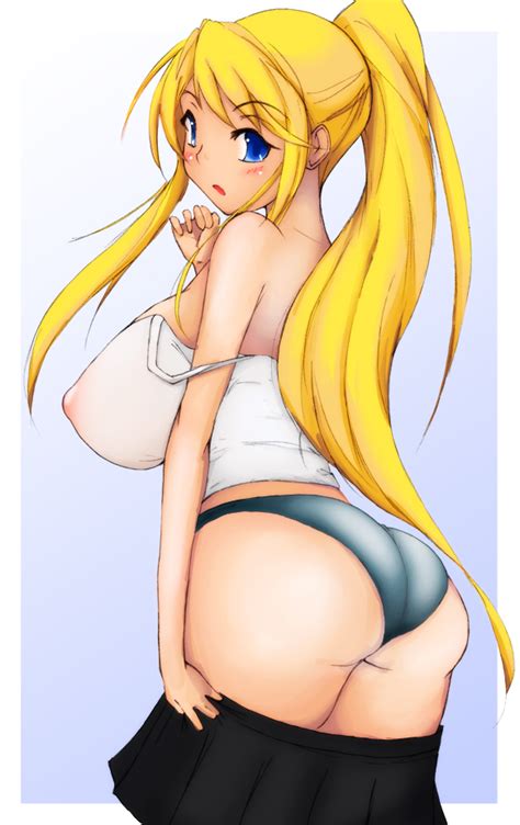 Rule 34 Artist Request Ass Back View Big Breasts Blonde