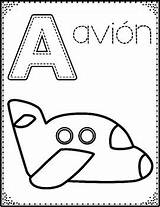 Coloring Spanish Pages Letter Alphabet Posters Week Preschool Worksheets Sheets sketch template