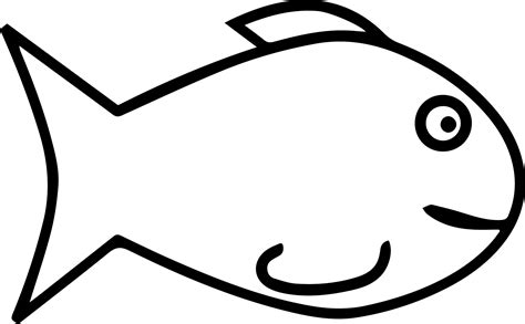 pics   fish coloring page  clipart  clipart