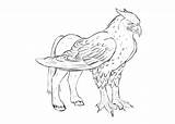 Coloring Pages Hippogriff Potter Harry Hippogryph Deviantart Drawings Colouring Draw Griffin Baby Animal Sketch Sketching Visit Choose Board sketch template