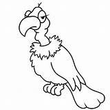 Vulture Cartoon Coloring Pages Drawing Preschool Draw Buzzard Drawings Clipart Color Printable Colouring Step Simple Kids Cartoons Cool Kindergarten Sheets sketch template