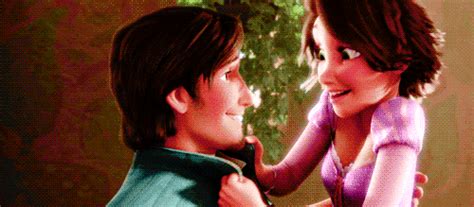 flynn rider kiss find and share on giphy