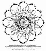 Coloring Pages Pyrography Mandala sketch template