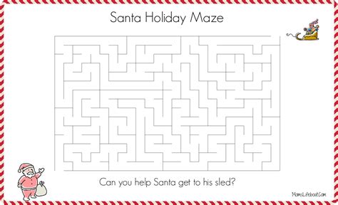 christmas maze game  santa