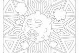 Coloring Koffing Pokemon Windingpathsart Pages sketch template