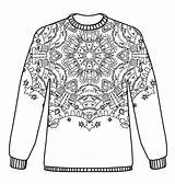 Christmas Jumper Pattern Jumpers Hobbycraft sketch template