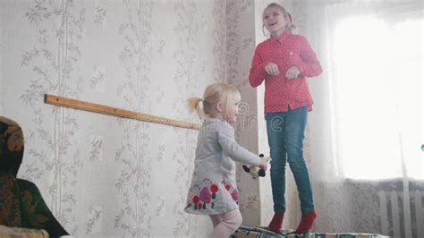 happy cheerful girls pyjamas party stock image image