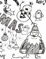 Weihnachtsmotive Stil Lernen Creatipster Lasst Beginnt Doodles sketch template