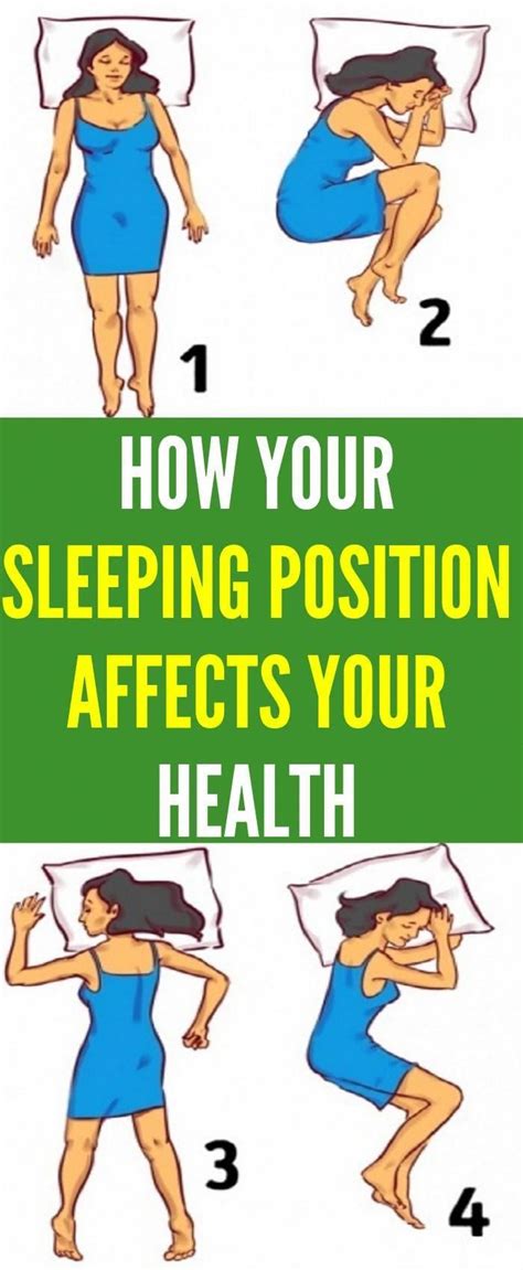 8 Sleeping Positions And How They Affect Your Health