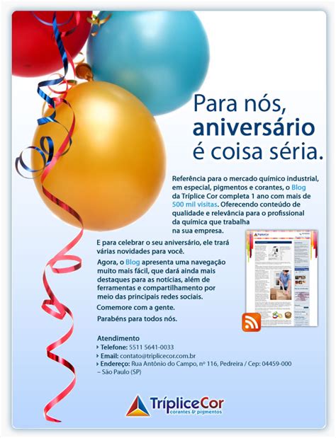 mensagem de aniversario de empresa data  especial